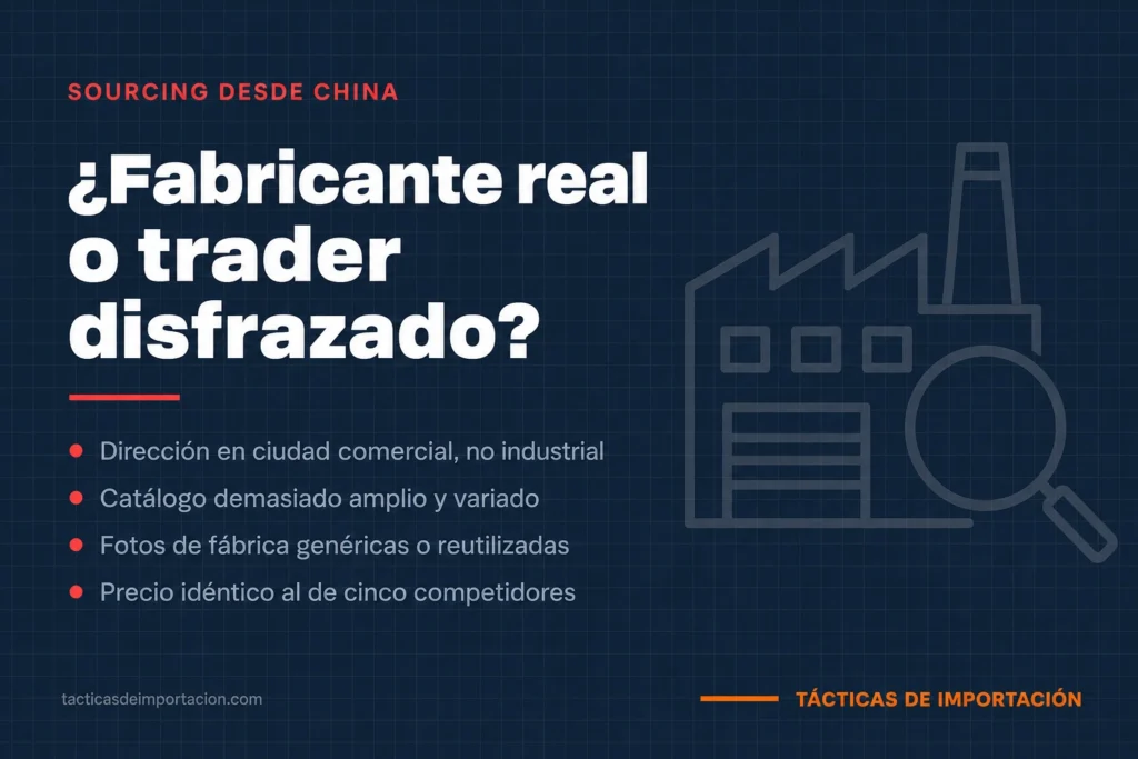 como saber si tu proveedor es un fabricante real o un trader